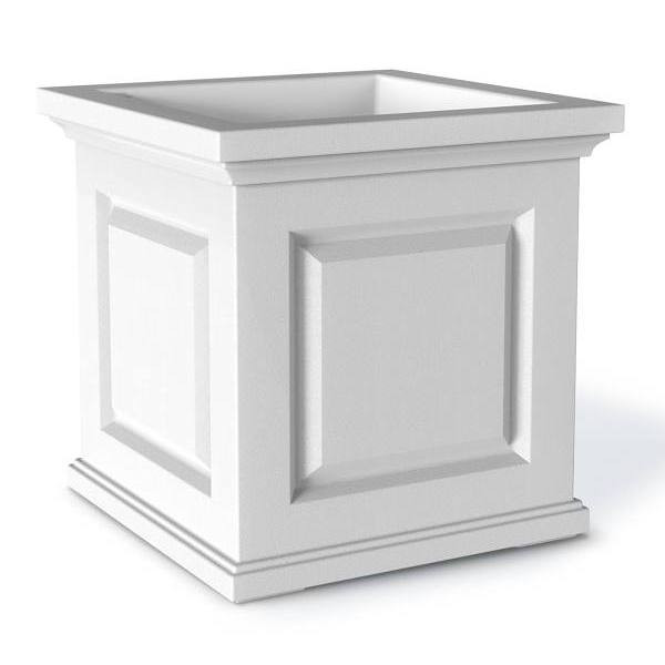 Mayne Nantucket 20x20 Square Planter - White