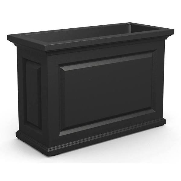 Mayne Nantucket Trough Planter - Black