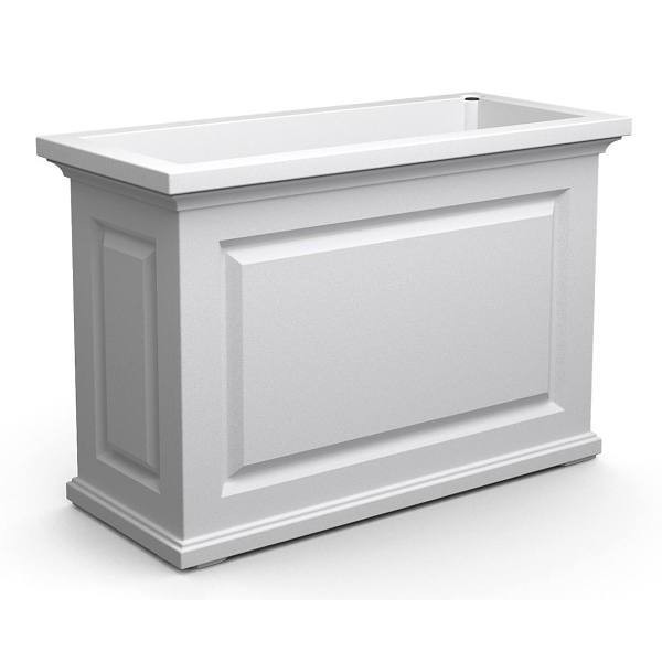 Mayne Nantucket Trough Planter - White