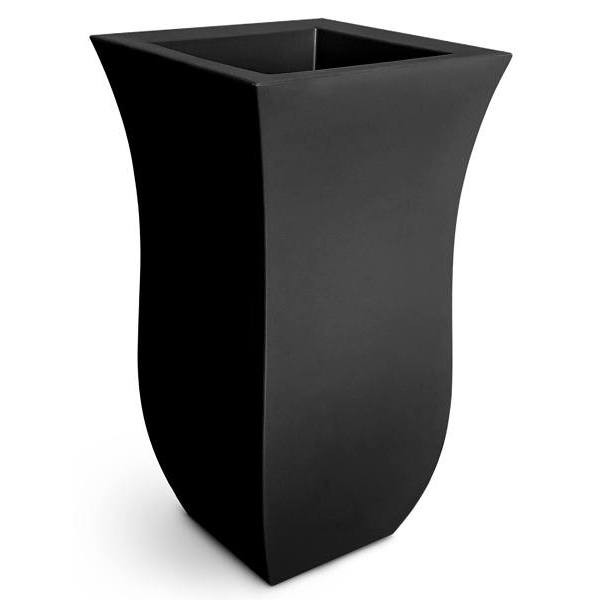 Mayne Valencia 30" Tall Planter - Black