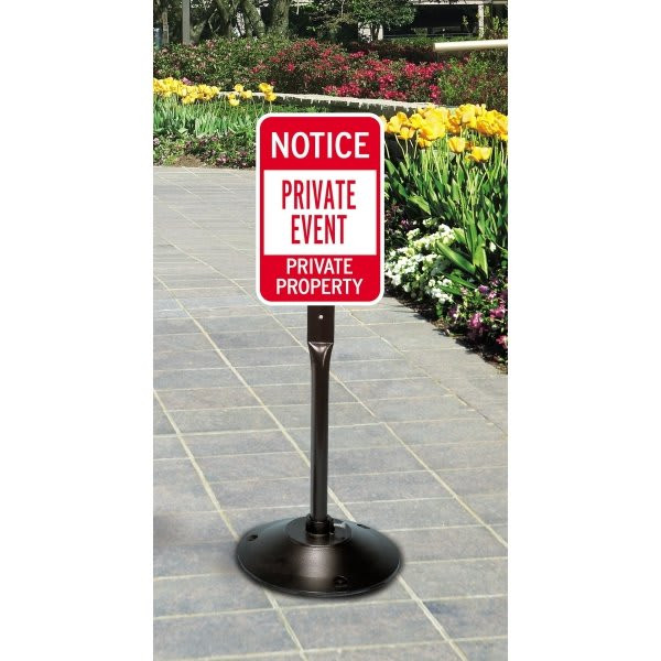 Iron Sign Stanchion, Large