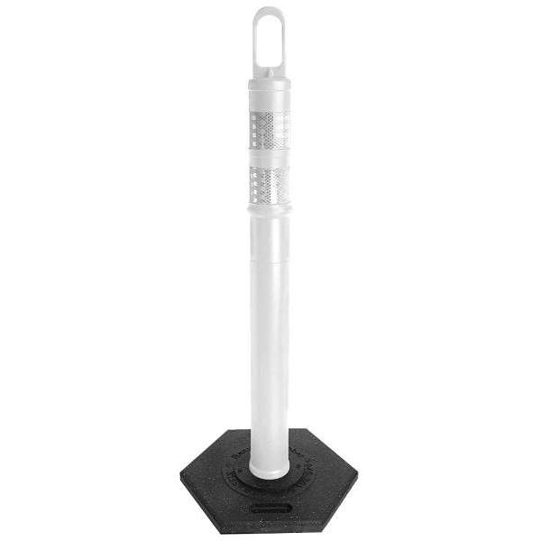 Mr. Chain White Delineator With Chain Kit Case Of 6