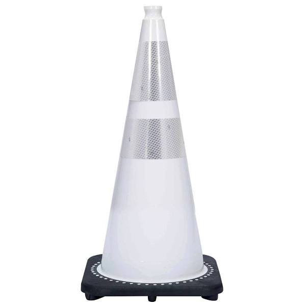 Mr. Chain 28-Inch White Reflective Cone And Reflective Chain Kit Case Of 6