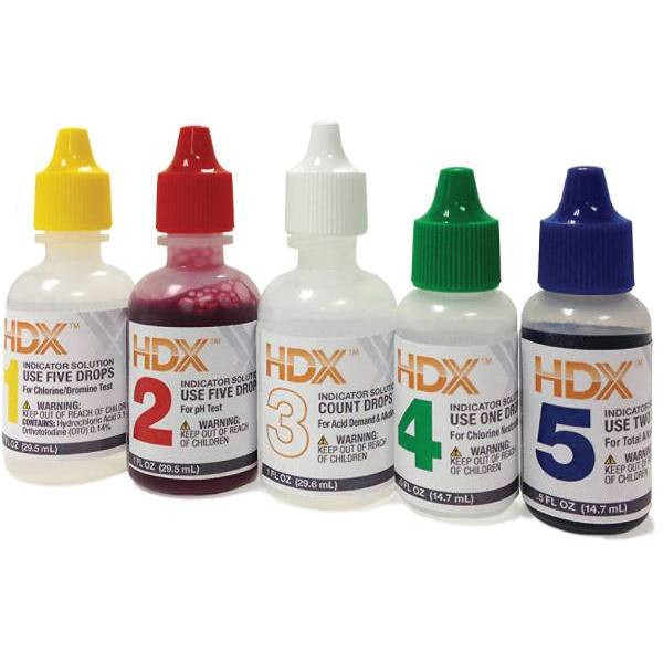 HDX 1-5 Swimming Pool And Spa Water Test Kits Replacement Solutions