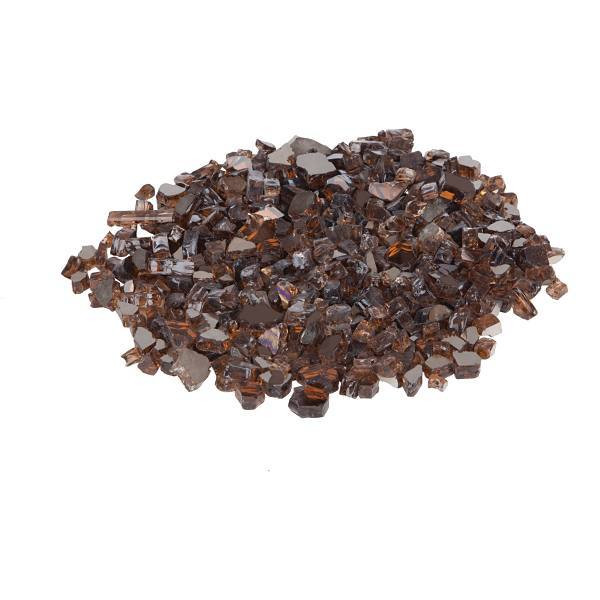 Fire Sense Burnt Bronze Reflective Fire Glass