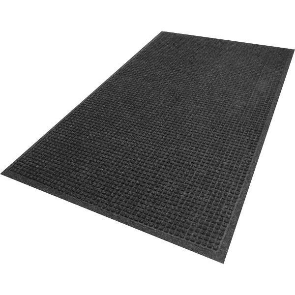 M+a Matting Waterhog Squares Fashion 3' X 5'. Commercial Floor Mat (Charcoal)