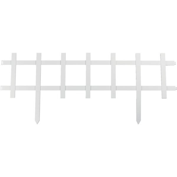 Emsco 50' Cape Cod Style Resin Fence Border - White
