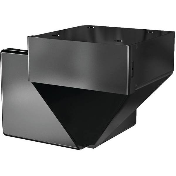 Peak Black Aluminum Deck Railing Corner Fascia Mount Bracket