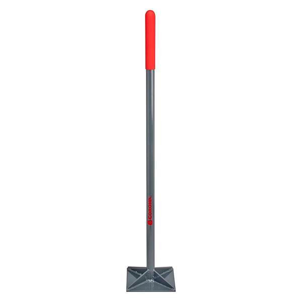 Corona 8 X 8" PRO All Steel Dirt Tamper W/Grip