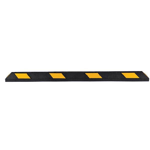 Justrite 6' Black/Yellow Parking Curb Park-It