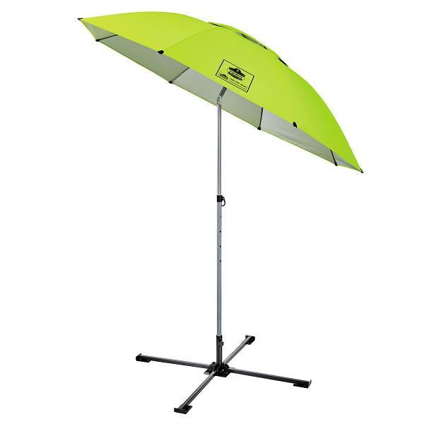 Ergodyne 6199 Lime Lightweight Work Umbrella Stand Kit