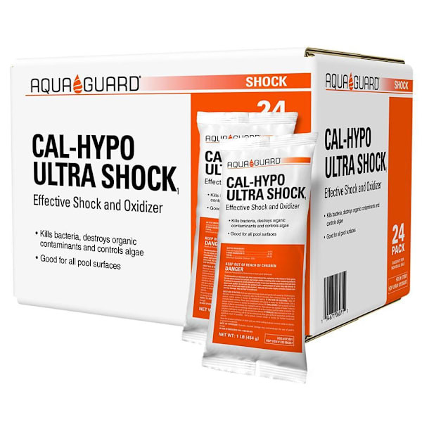 Aquaguard Cal-Hypo Ultra Shock, 1 Lb Case Of 24