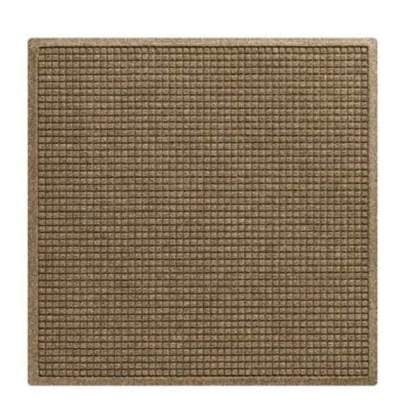M+a Matting Waterhog Squares Fashion Mat Camel 6'X8' Smooth Backing