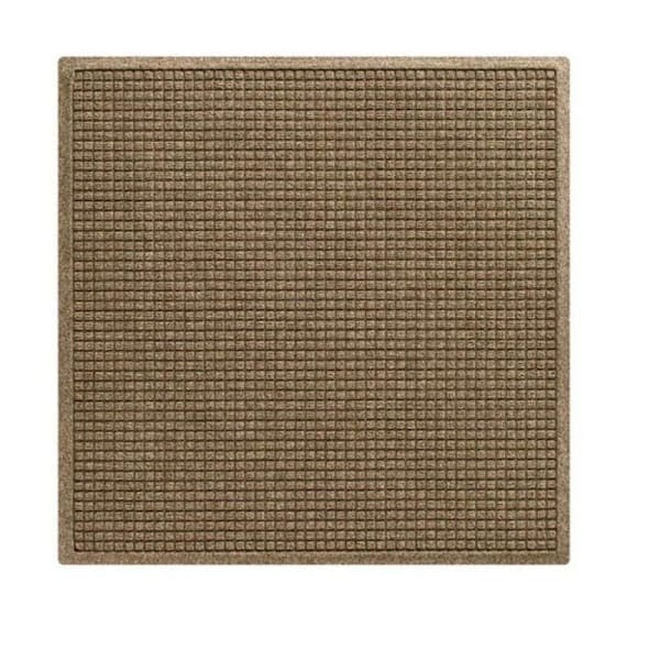 M+a Matting Waterhog Squares Fashion Mat Camel 4'X8' Smooth Backing