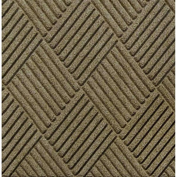 M+a Matting Waterhog Diamond Classic Mat Camel 3'X4' Smooth Backing
