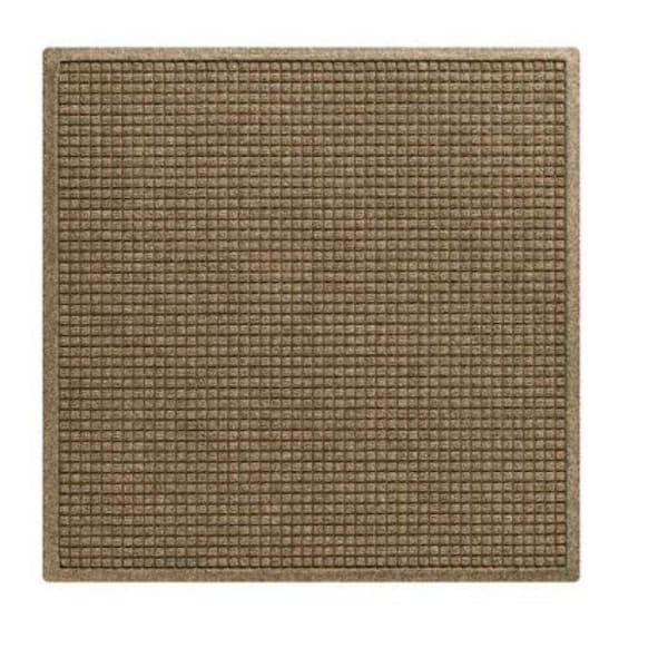 M+a Matting Waterhog Squares Fashion Mat Camel 3'X4' Smooth Backing
