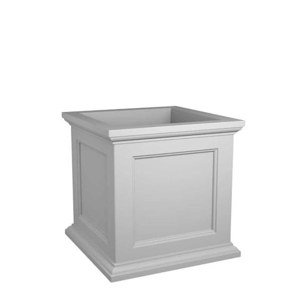 Mayne Fairfield 28x28 Square Planter - White