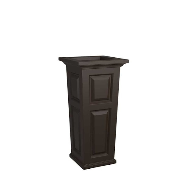 Mayne Nantucket 32in Tall Planter - Espresso