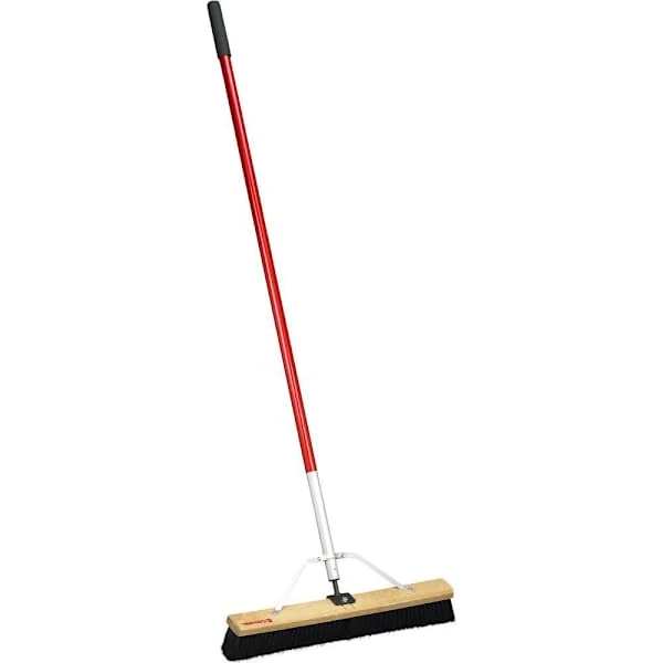 Corona Tools 24" Push Broom 1 Bristle Design 60" Aluminum Handle