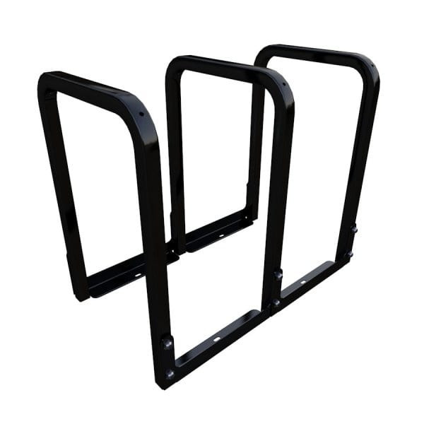 Dero By Playcore 6-Bike Black Surface Mount U-Lockit