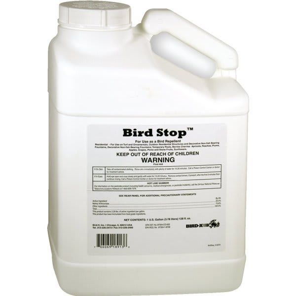Bird-X 1 Gallon Bird Stop Non-Toxic Concentrate Liquid Bird Deterrent