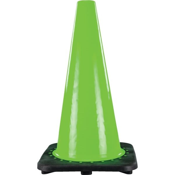 Sas Safety 18" Fluorescent Lime Green Safety Cone