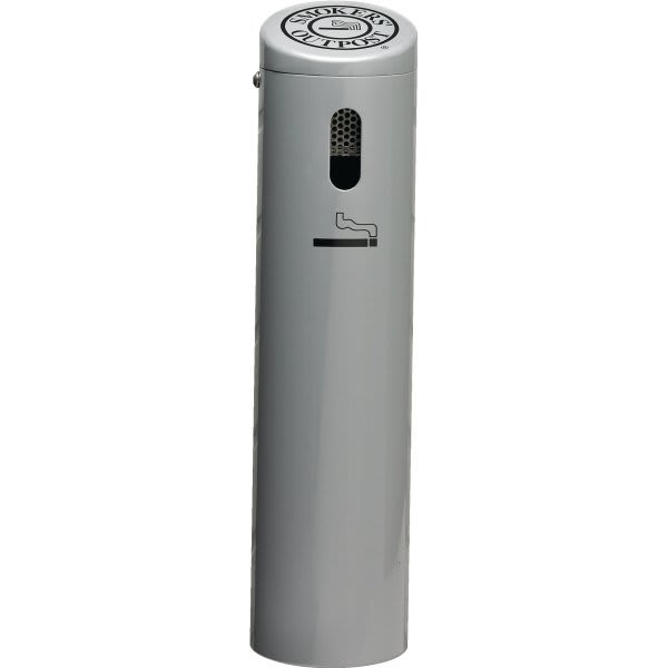 Commercial Zone Products Swivel Lock Outdoor Wall-Mount Ashtray (Silver)