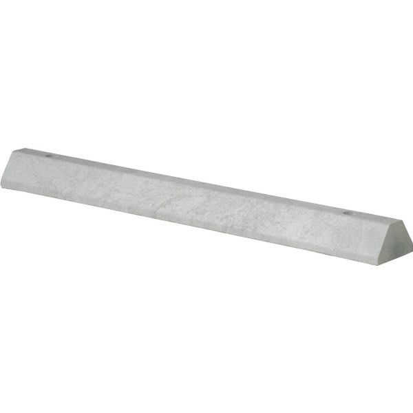 Vestil 47-5/8" Gray Recycled Plastic Car Stop
