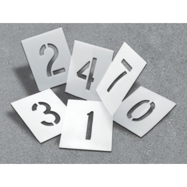 Stock Numbering Stencil Kit, 10 Numbers