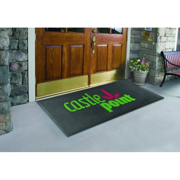 M+a Matting Superscrape Custom Floor Mat With 20% Post Consumer Rubber, Anti-Slip, 6' X 4'