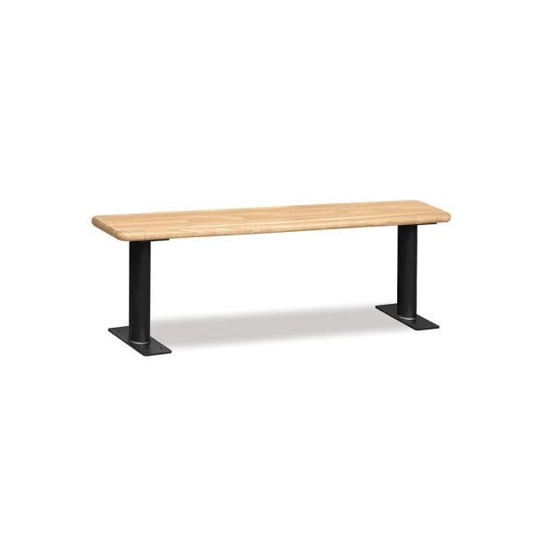 Salsbury Industries Wood Locker Bench 60 Inches Light Finish