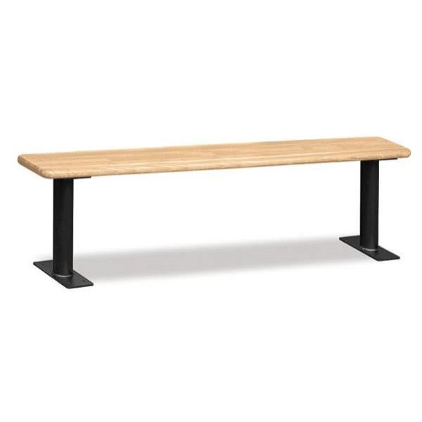 Salsbury Industries Wood Locker Bench 72 Inches Light Finish