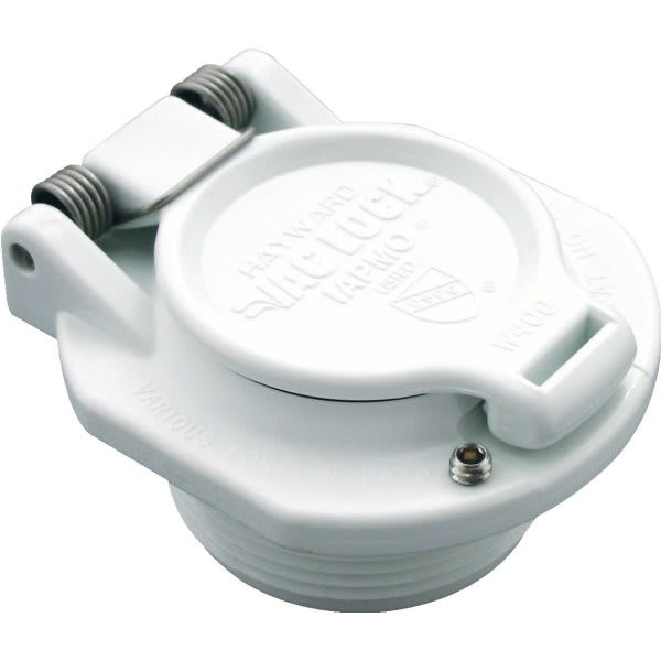 Hayward Vacuum Lock Safety Wall Fitting Free Rotation (White)