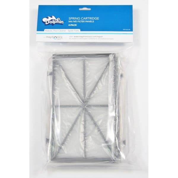 Maytronics Dolphin 9991433-R4 50 Micron Fine Cartridge Filter (4-Pack)