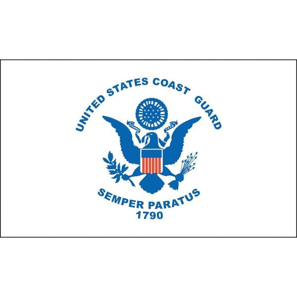 Uscg 5 X 3 Ft. 1790 Military Flag
