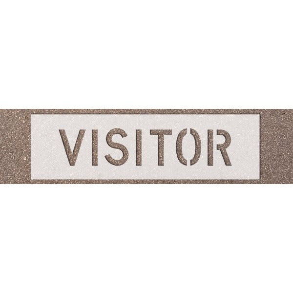Visitor Parking Lot Stencil - 12