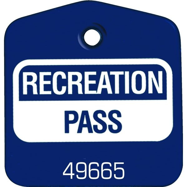 Recreational Pass Blue, Package Of 100