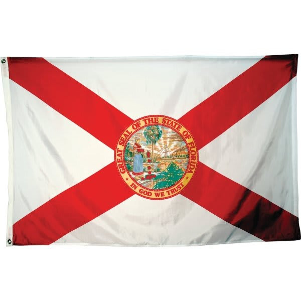 Valley Forge Flag State Flag Florida 5' X 3'