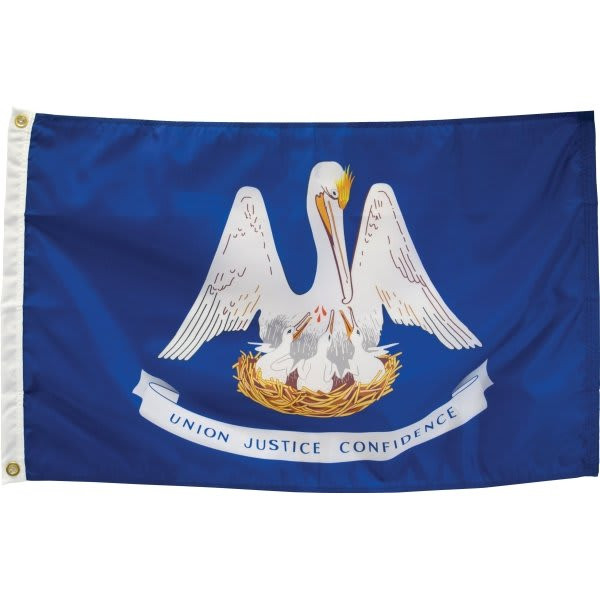 Valley Forge Flag State Flag Louisiana 5' X 3'