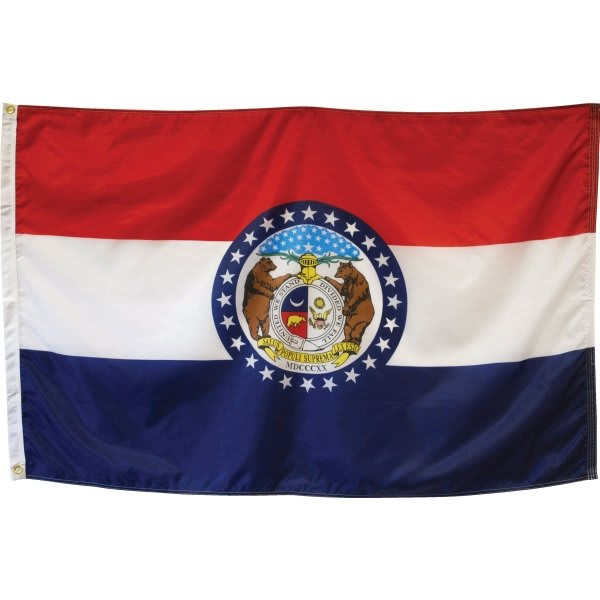 Valley Forge Flag State Flag Missouri 5' X 3'