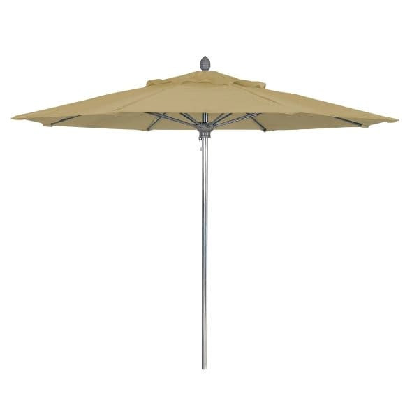 Fiberbuilt Lucaya Beige Marine Umbrella With Aluminum Pole 9'