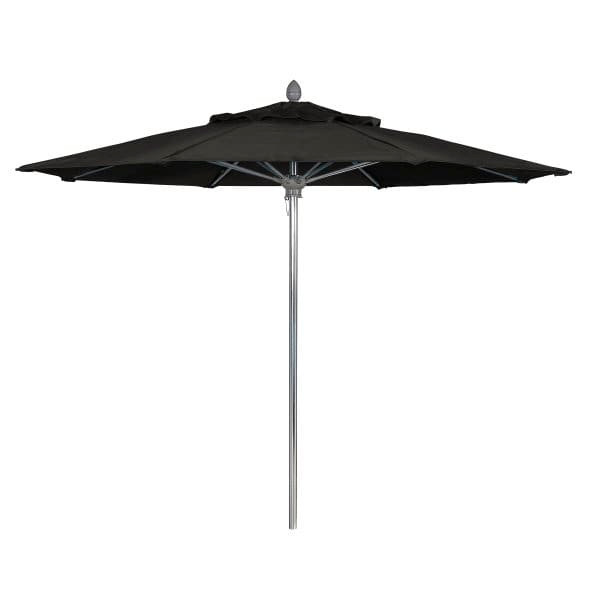 Fiberbuilt Lucaya Black Marine Umbrella With Aluminum Pole 9'
