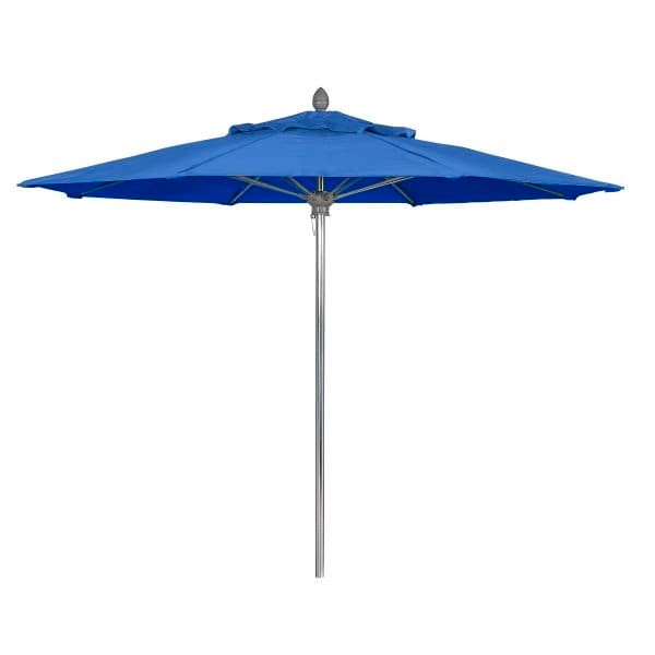 Fiberbuilt Riva Pacific Blue Acrylic Umbrella With Aluminum Pole 9'