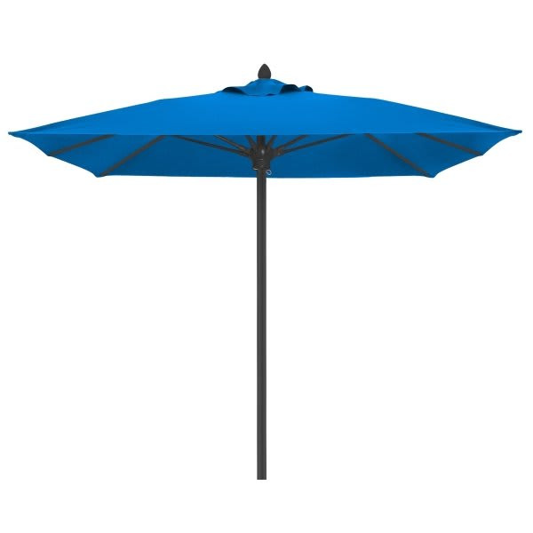 Fiberbuilt Riva Pacific Blue Acrylic Umbrella With Black Pole 7-1/2'