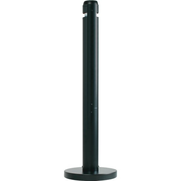 Rubbermaid Commercial Steel Outdoor Smokers' Pole Ashtray Receptacle (Black)