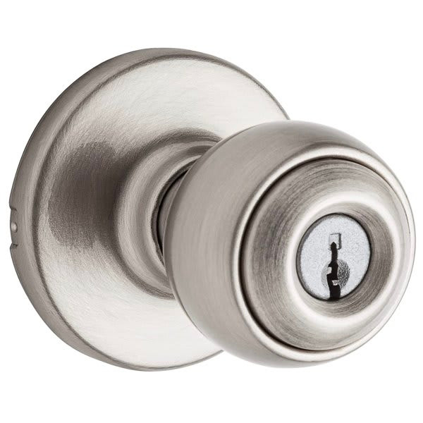 Kwikset Polo Satin Nickel Keyed Entry Door Knob 94002-872