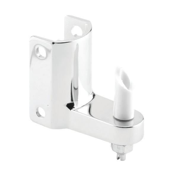 Sentry Post Mt Gravity Pivot Hinge, 1-1/4in, Zamak, Chrm, Two Pintles, Bottom 656-7283