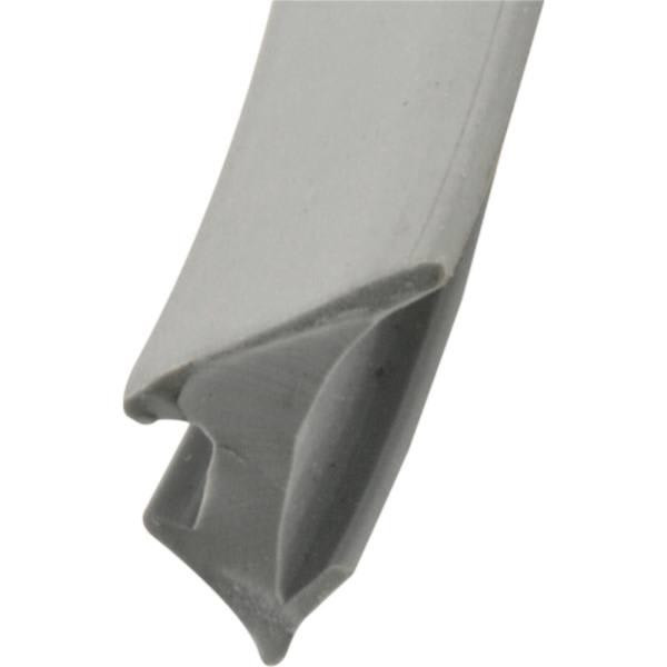 Make 2 Fit Glass Glazing Spline, Gray Vinyl, 200 Ft. P 7792