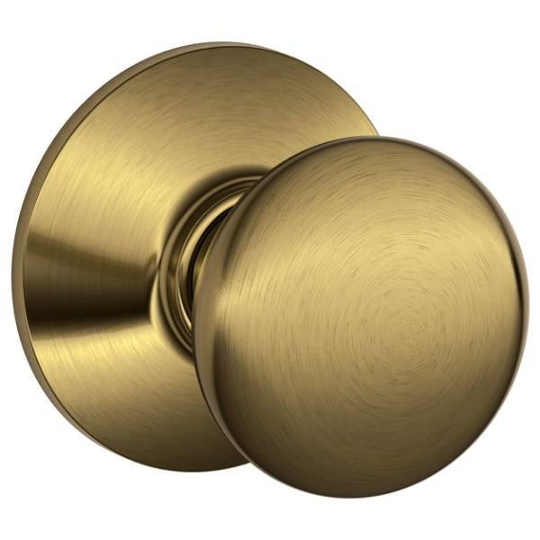 Schlage Residential F Ser Passage No Hand Satin Chrome Finish Flair Lever F10 PLY 609
