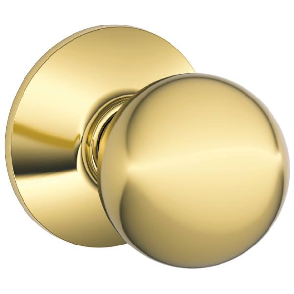Schlage Residential F Ser Passage No Hand Bright Chrome Finish Elan Lever F10 ORB 605